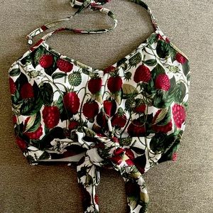 Kortni Jeane Tied Up Top Raspberries